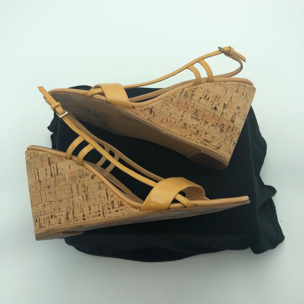 Prada Nude/Tan Patent Leather sz 38 - Picture 4 of 6